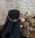 Bracelet floral Perles roses