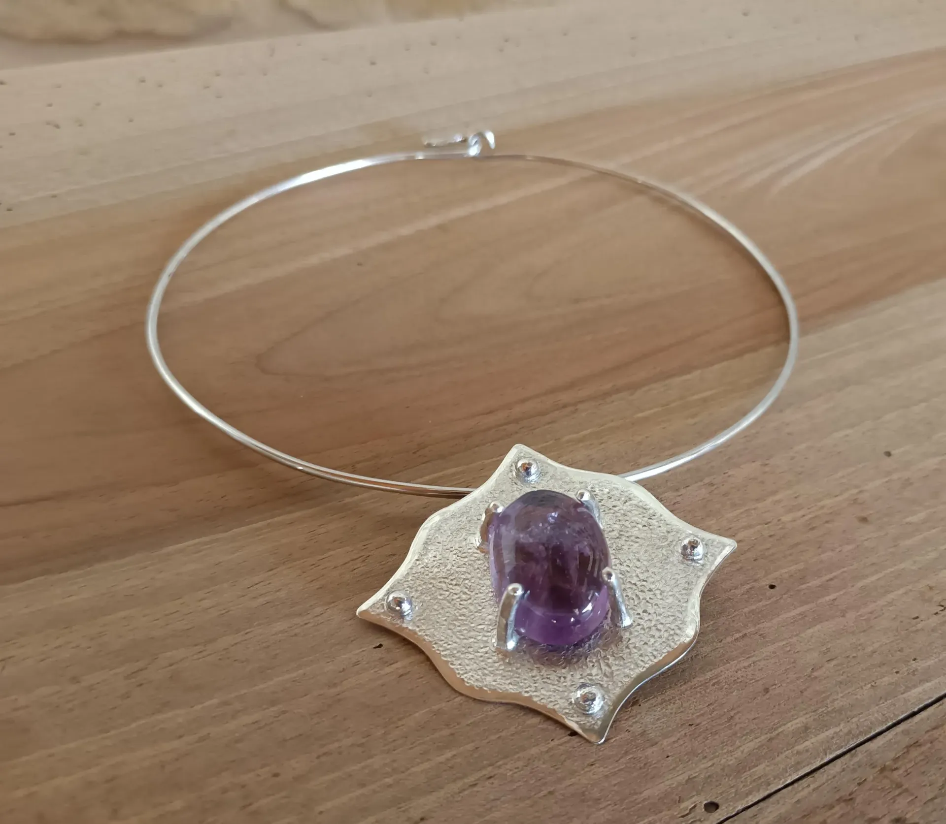 Pendentif médiéval Améthyste