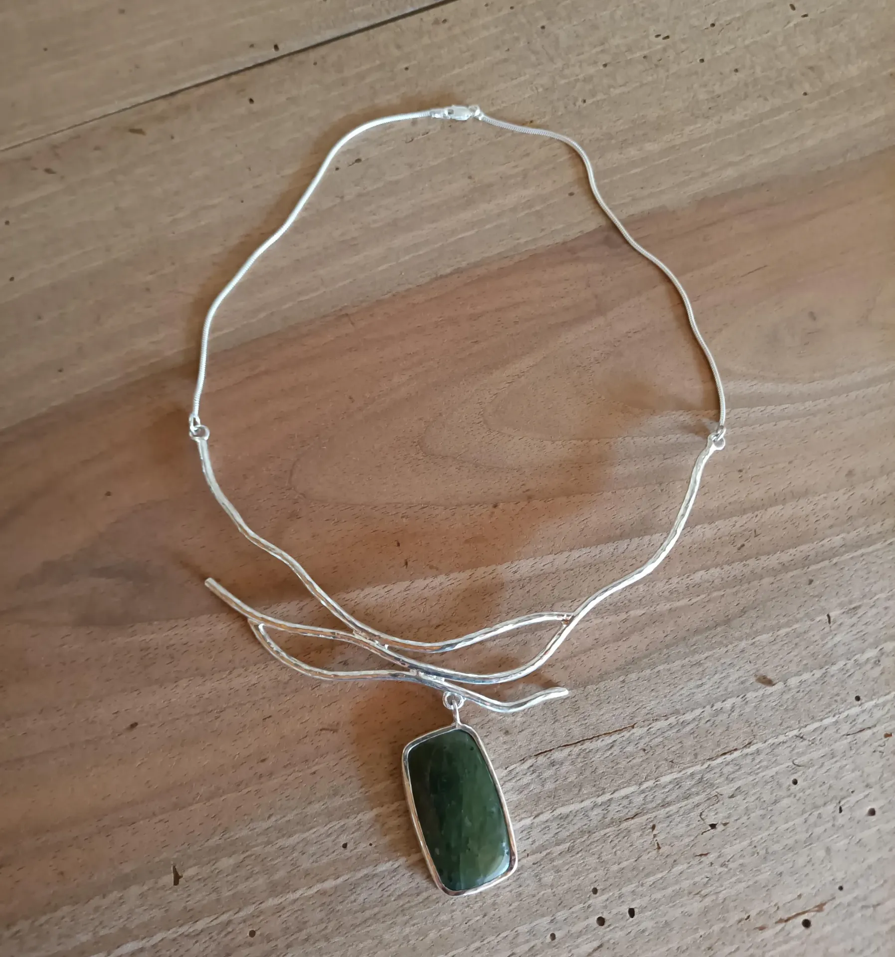 Collier féérique Vésuvianite