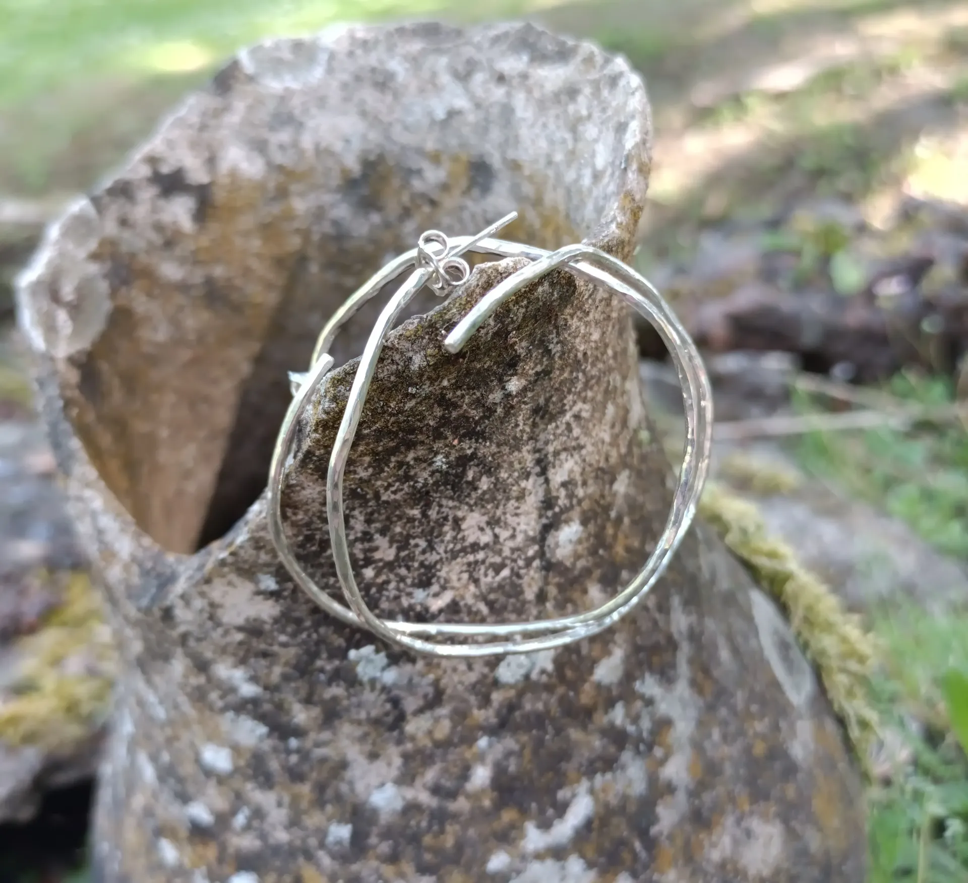 Boucles d'oreilles Créoles torsadées