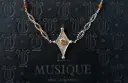Collier médiéval Opale de feu et Cornalines